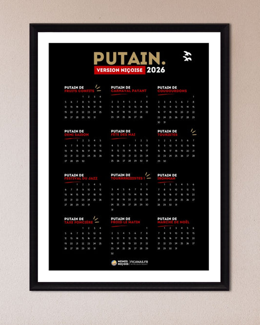 Calendrier "Putain" Nice
